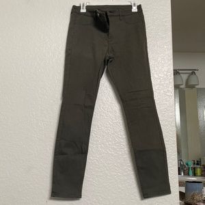 Skinny ankle straight leg denim